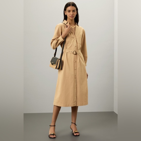 Areas Stars Shirt Dress ($195 retail) size Medium - Picture 1 of 11